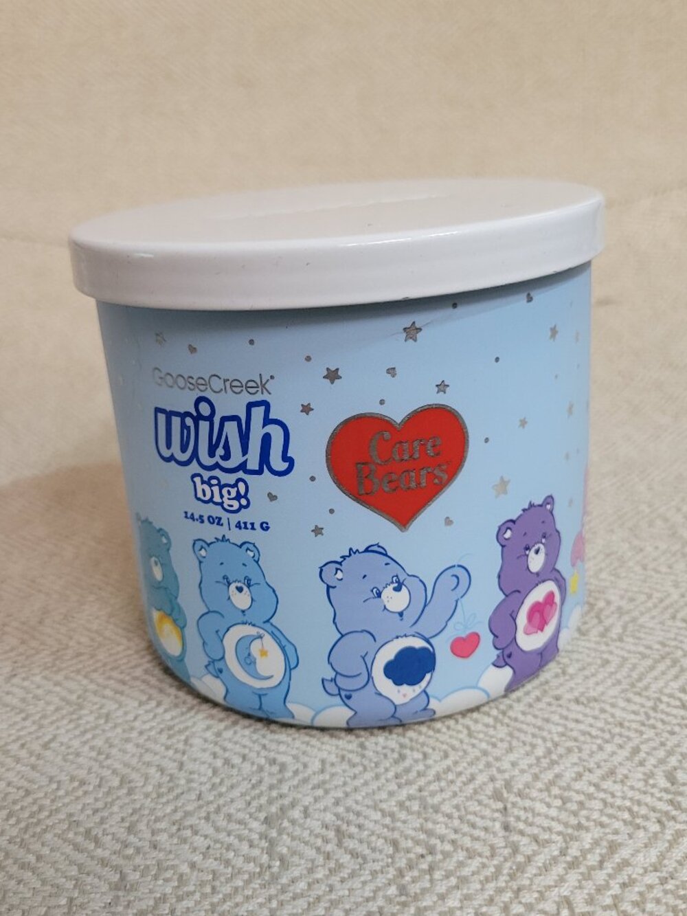 CARE BEARS Wish Big 3-Wick Candle